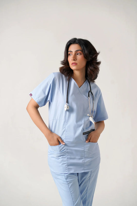 Light Blue Medical Scrub